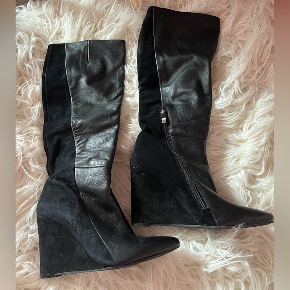 Vince Camuto Kaliah Wedge Boots 7.5 - Picture 2 of 9